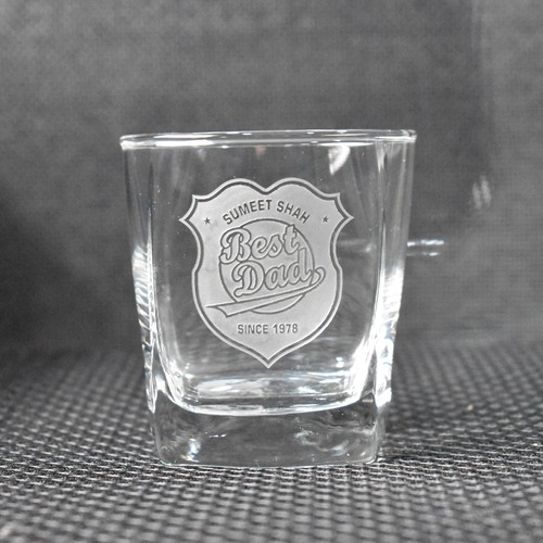 Glass Laser Engraving |Customised Name Whiskey Glasses Birthday Anniversary Wedding Gift